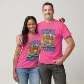 T-shirt Funny Chicken Nugget Bootleg Hardcore Flames mème (Unisexe)
