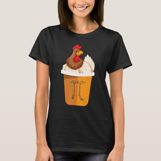 T-shirt Funny Chicken Pot Pi Day 3 14 Math Teacher Men Wom (Devant)