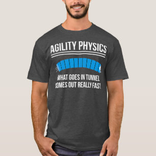 T-shirt Funny Chien Agilité Physique Définition Formateur