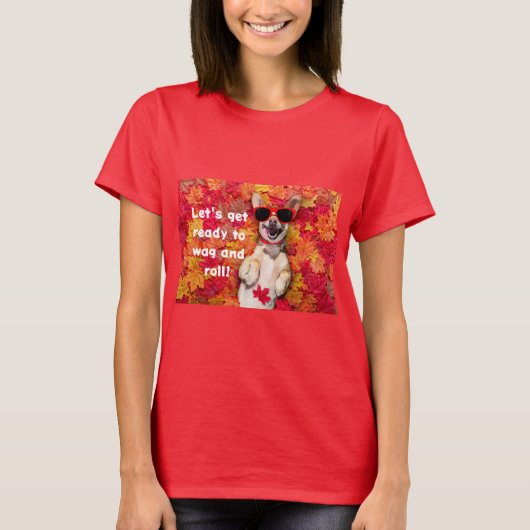 T-shirt Funny Chien Imprimer Soyons prêts (Devant)