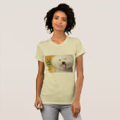 T-shirt Funny Chien Imprimer Un Verre Dit Tout (Devant entier)