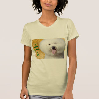 T-shirt Funny Chien Imprimer Un Verre Dit Tout
