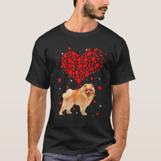 T-shirt Funny Chien Poméranien Valentine Pet Amoureux des 