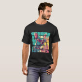 T-shirt Funny Chihuahua Chien Cool Synthwave Graphique (Devant entier)