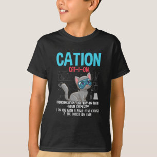 T-shirt Funny Chimiste Scientifique Amoureux des chats de 