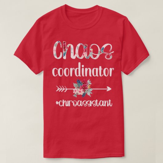T-shirt Funny Chiropratique Assistant Chiro Adjoint Cadeau (Design devant)