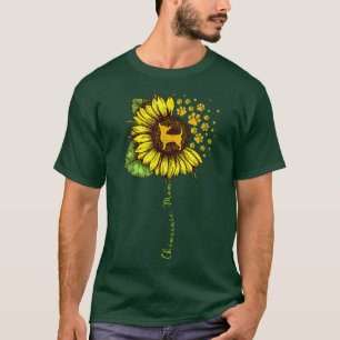 T-shirt Funny Chiweenie Maman Fleur de soleil Fête des mèr