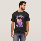 T-shirt Funny Chlamydia Survivor mème graphique (Devant entier)
