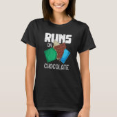 T-shirt Funny Chocolate Bar Sweets Chocolate Lover Chocola (Devant)