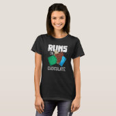 T-shirt Funny Chocolate Bar Sweets Chocolate Lover Chocola (Devant entier)