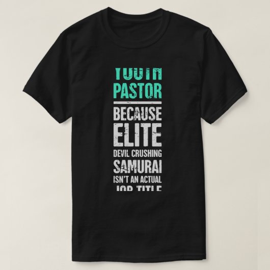 T-shirt Funny Christian Youth Pastor Définition (Design devant)