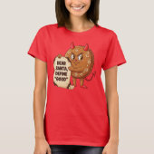 T-shirt Funny Christmas Cookie Character (Devant)