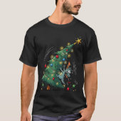 T-shirt Funny Christmas Dragon Wrecking The Tree Holiday P (Devant)