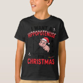 T-shirt Funny Christmas Hiptamus Math Teacher Gift Ugly Sw (Devant)