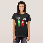 T-shirt Funny Christmas Lights Joke Light Bulb Working Off (Devant entier)