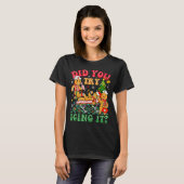 T-shirt Funny Christmas Nurse Did You Try Icing It_ Ginger (Devant entier)