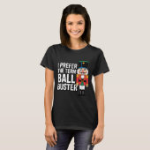 T-shirt Funny Christmas Nutcracker- Ball Buster Funny Mens (Devant entier)