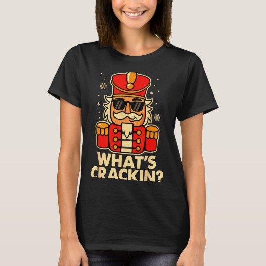 T-shirt Funny Christmas Nutcracker Men Kids Teen Boys What (Devant)