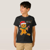 T-shirt Funny Christmas Oh Snap Gingerbread Man Cookie X M (Devant entier)