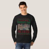 T-SHIRT FUNNY CHRISTMAS POKER UGLY SWEATER (Devant entier)