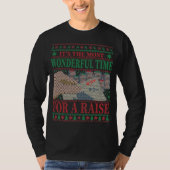 T-SHIRT FUNNY CHRISTMAS POKER UGLY SWEATER (Devant)