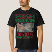 T-SHIRT FUNNY CHRISTMAS POKER UGLY SWEATER (Devant)