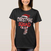 T-shirt Funny Christmas Santa Claus Red Plaid Shirt, Chris (Devant)