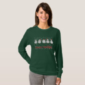 T-shirt FUNNY Christmas Sheep Fleece Navidad (Devant entier)
