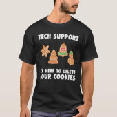 T-shirt Funny Christmas Tech Support Programmateur informa (Devant)
