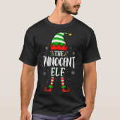 T-shirt Funny Christmas The Innocent Elf Family Matching X (Devant)