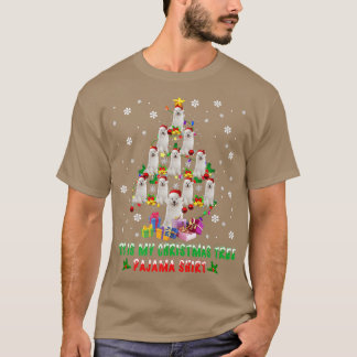 T-shirt Funny Christmas Tree Père Noël Samoyé Amoureux des
