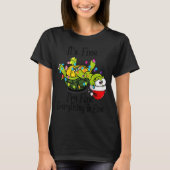 T-shirt Funny Christmas Turtle It's Fine I'm Fine Everythi (Devant)