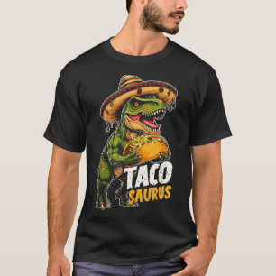 T-shirt Funny Cinco De Mayo Tacosaurus Taco Dinosaur T Rex