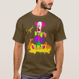 T-SHIRT FUNNY CIRCUS CLOWN CHAUD CHIEN WIENER CHIEN CUISIN
