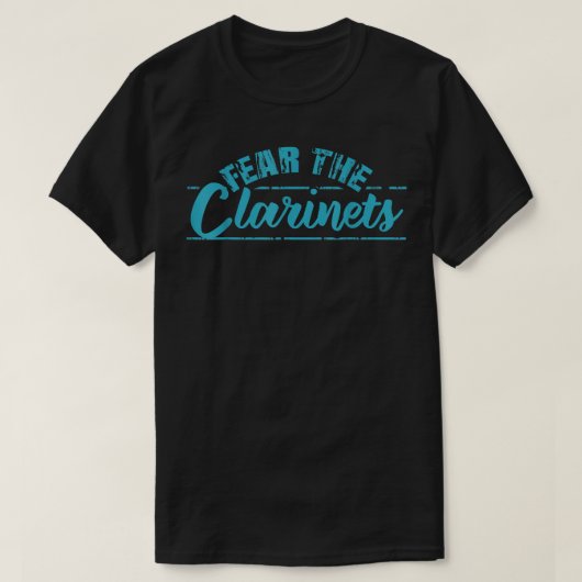 T-shirt Funny Clarinet (Design devant)
