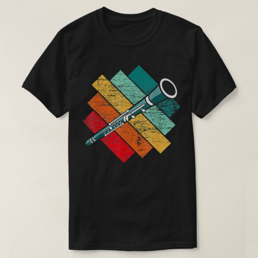 T-shirt Funny Clarinet Music Instrument (Design devant)