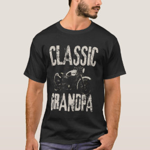 T-shirt Funny Classic grand-père moto Graphic