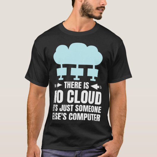 T-shirt Funny Cloud Computing Design for Programmer Develo (Devant)