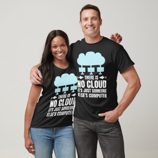 T-shirt Funny Cloud Computing Design for Programmer Develo (Unisexe)
