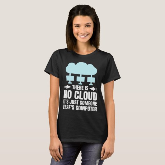 T-shirt Funny Cloud Computing Design for Programmer Develo (Devant entier)