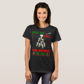 T-shirt Funny Cna Deck The Halls Answer The Calls Nurse Ch (Devant entier)