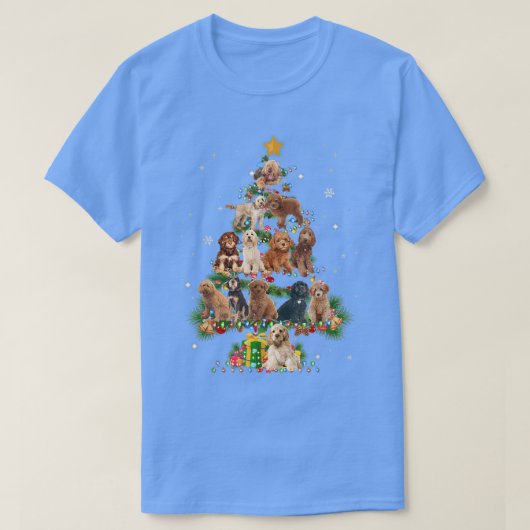T-shirt Funny Cockapoo Dog Christmas Tree Dog Lover Xmas (Design devant)