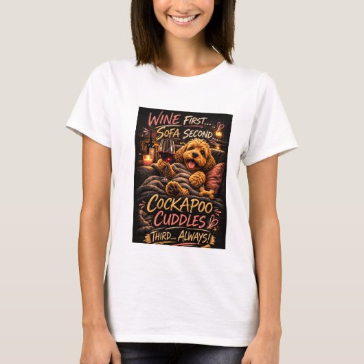 T-shirt Funny Cockapoo Gift Dog Shirt Cockapoo Owner gift (Devant)