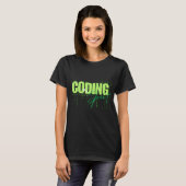 T-shirt Funny Coder Programmeur informatique développeur T (Devant entier)