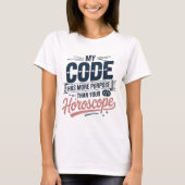 T-shirt Funny Coding Quote AI Programmer Design (Devant)