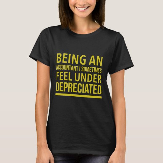 T-shirt Funny Comptable Pun (Devant)