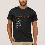 T-shirt Funny Computer Science Coder Programmer, Fonction<br><div class="desc">Un cadeau amusant pour programmeur,  joueur,  informaticien,  développeur de logiciels,  administrateur informatique,  geek nerd et PC. Parfaite surprise pour un rire avec des amis,  de la famille et des collègues à l'école ou au travail.</div>