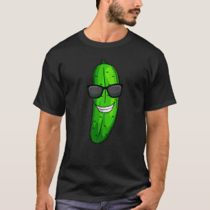 T-shirt Funny Concombre Sunglass Vegetable