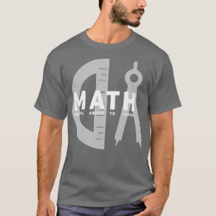 T-shirt Funny cool d'abréviation mathématique pour les pro