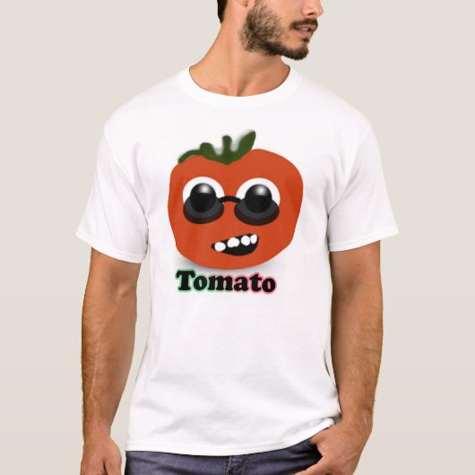 T-shirt Funny, cool tomato (Devant)